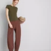 Fitted cap sleeve t-shirt