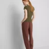 Fitted cap sleeve t-shirt