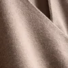 Fitted v-neck hardware top