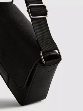 Flapover crossbody purse