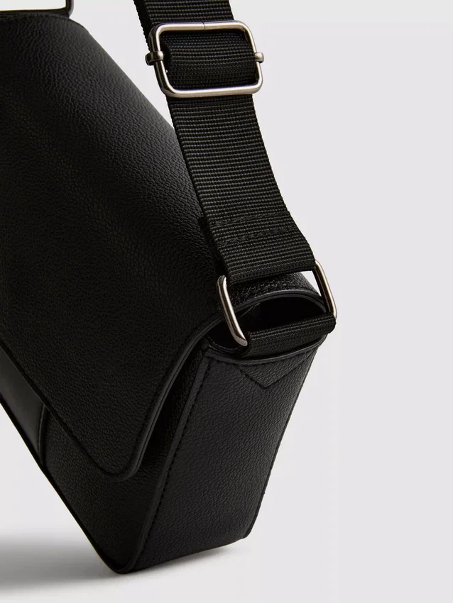 Flapover crossbody purse