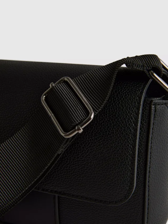 Flapover crossbody purse