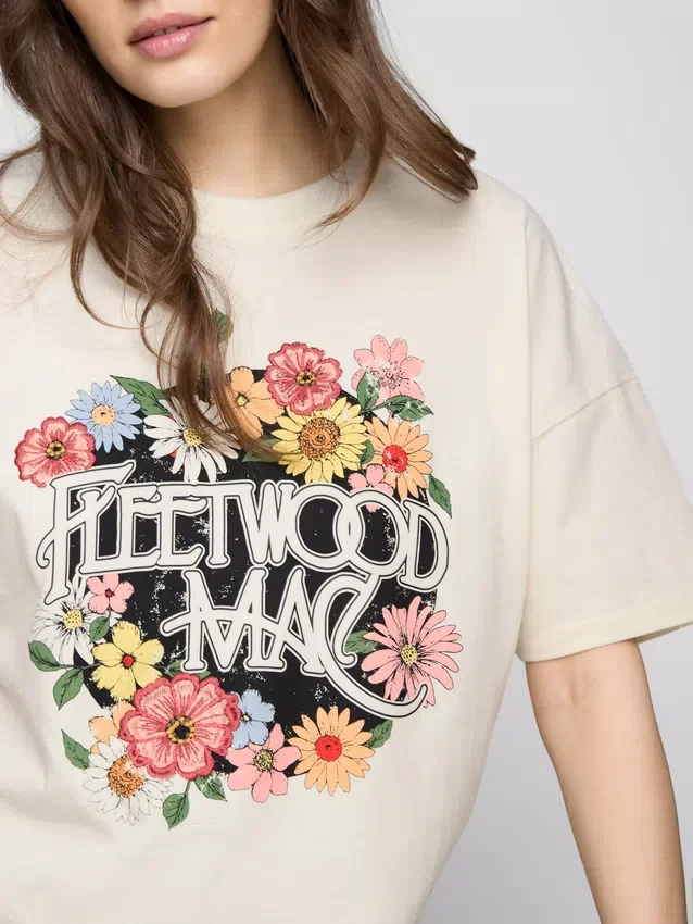 Fleetwood mac relaxed cotton graphic tee