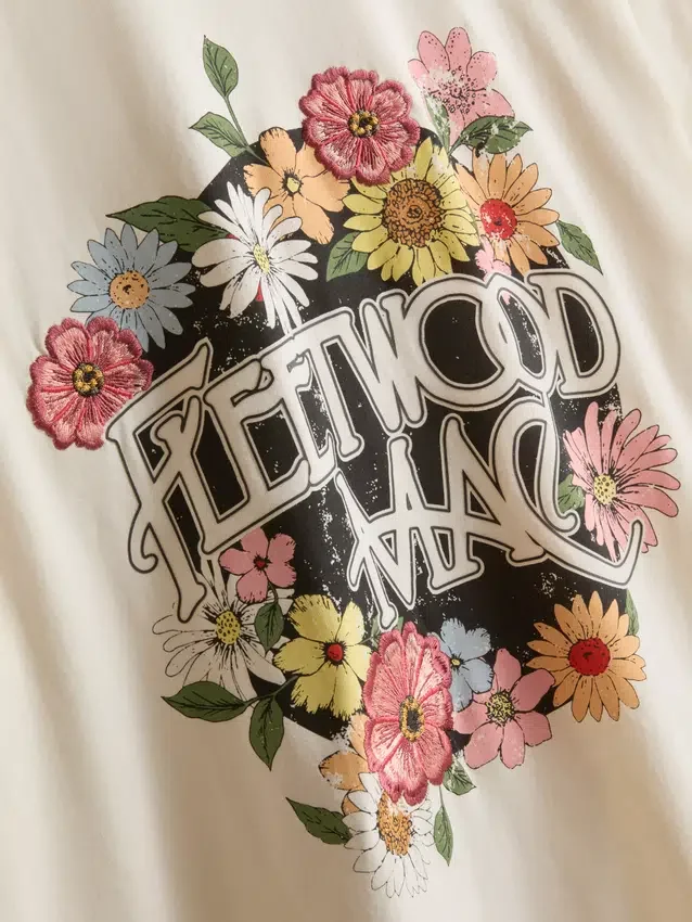 Fleetwood mac relaxed cotton graphic tee