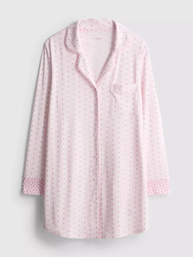 Floral boyfriend nightshirt