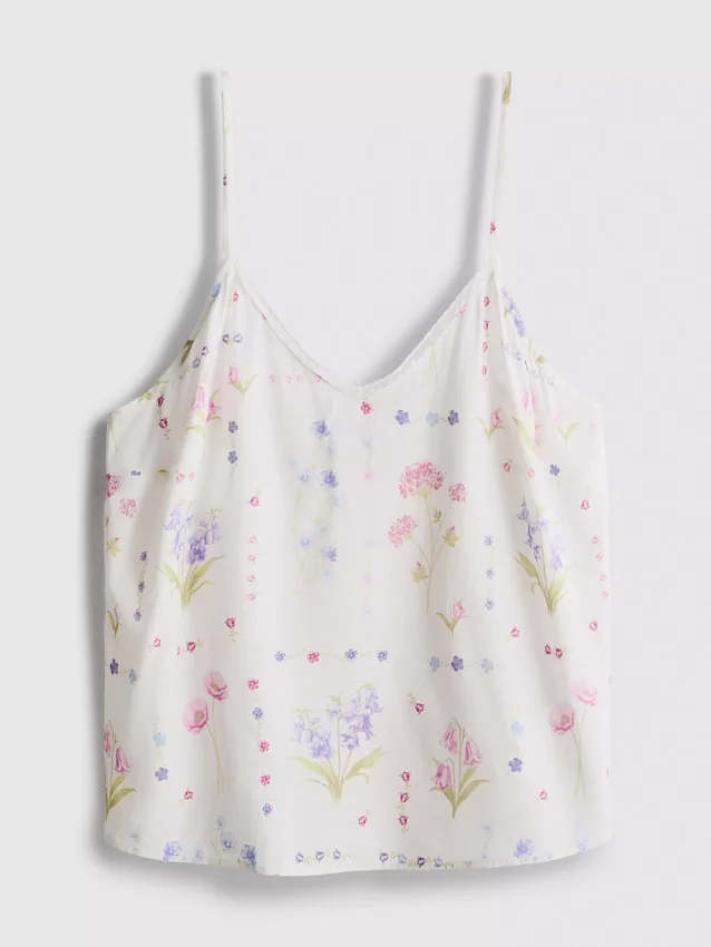 Floral cami pajama top