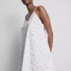 Floral cotton dobby chemise
