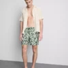 Floral drawstring swim shorts
