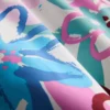 Floral graffiti swimming shorts