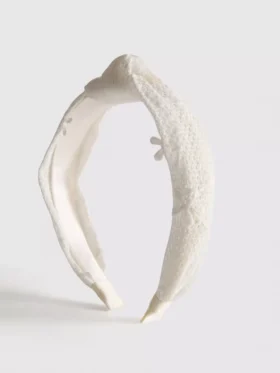Floral knot headband
