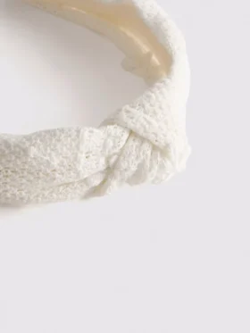 Floral knot headband