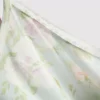 Floral lace-trim slip dress
