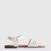 Floral lasercut sandals