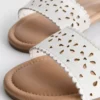 Floral lasercut sandals