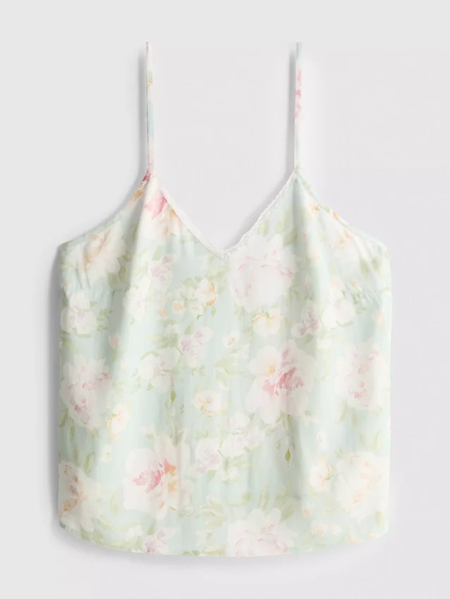 Floral pajama cami