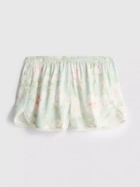 Floral printed pajama shorts