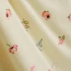 Floral ribbed cami pajama top