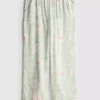 Floral wide leg pajama bottoms