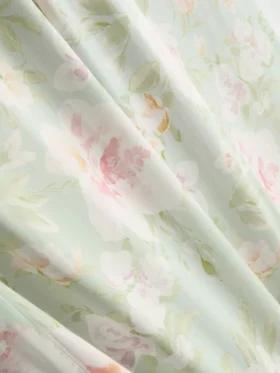 Floral wide leg pajama bottoms