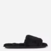 Fluffy crossband slippers