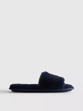 Fluffy crossband slippers