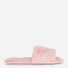 Fluffy crossband slippers