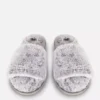Fluffy crossband slippers