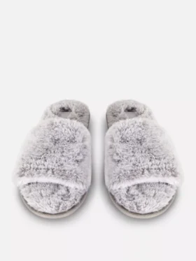 Fluffy crossband slippers