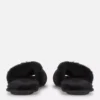 Fluffy crossband slippers