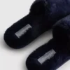 Fluffy crossband slippers