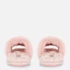 Fluffy crossband slippers