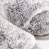 Fluffy crossband slippers