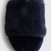 Fluffy crossband slippers