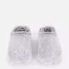 Fluffy slippers