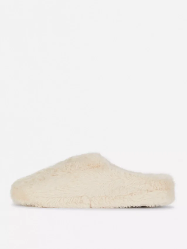 Fluffy slippers