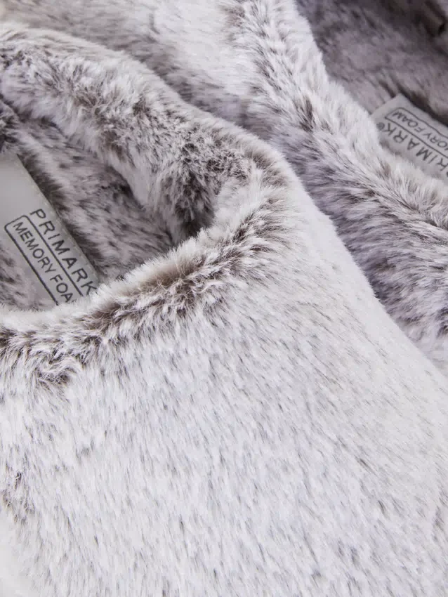 Fluffy slippers