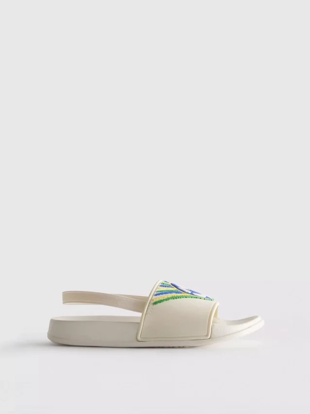 Football slider sandals