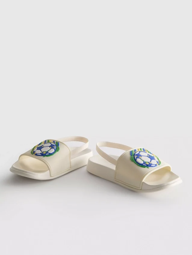 Football slider sandals