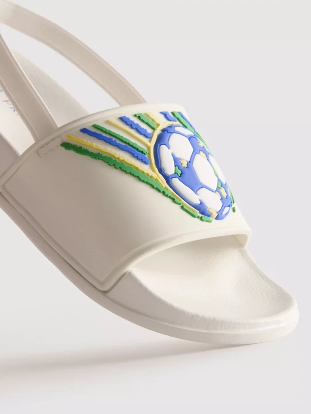 Football slider sandals