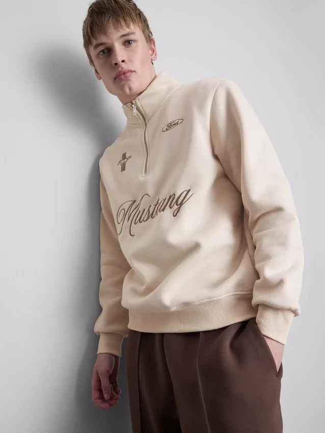 Ford mustang half zip sweatshirt