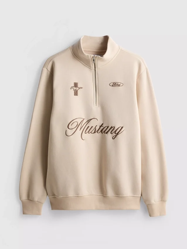 Ford mustang half zip sweatshirt