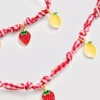 Fruit charm jewelry set