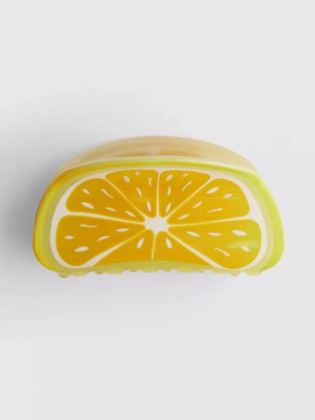 Fruit slice hair clip
