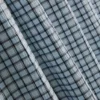 Gathered check midi skirt