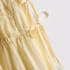Gathered midi skirt