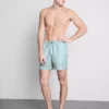 Geometric fan swimming shorts