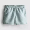 Geometric fan swimming shorts