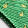 Gingham banana side-tie bikini bottoms