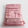 Gingham jewelry pouch