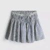 Gingham skater mini skirt